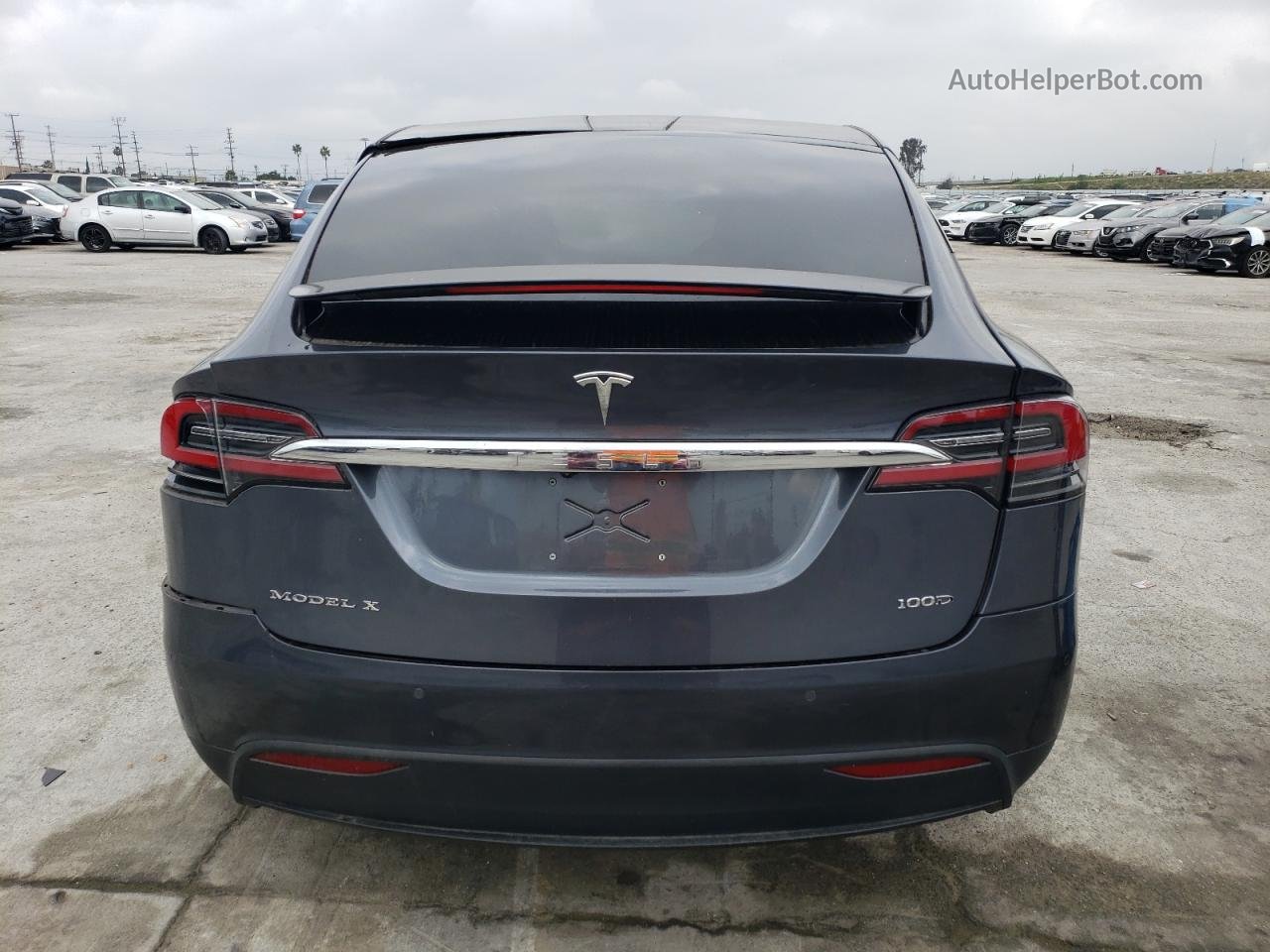 2019 Tesla Model X  Серый vin: 5YJXCBE20KF152036