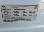 2016 Tesla Model X  White vin: 5YJXCBE21GF004842