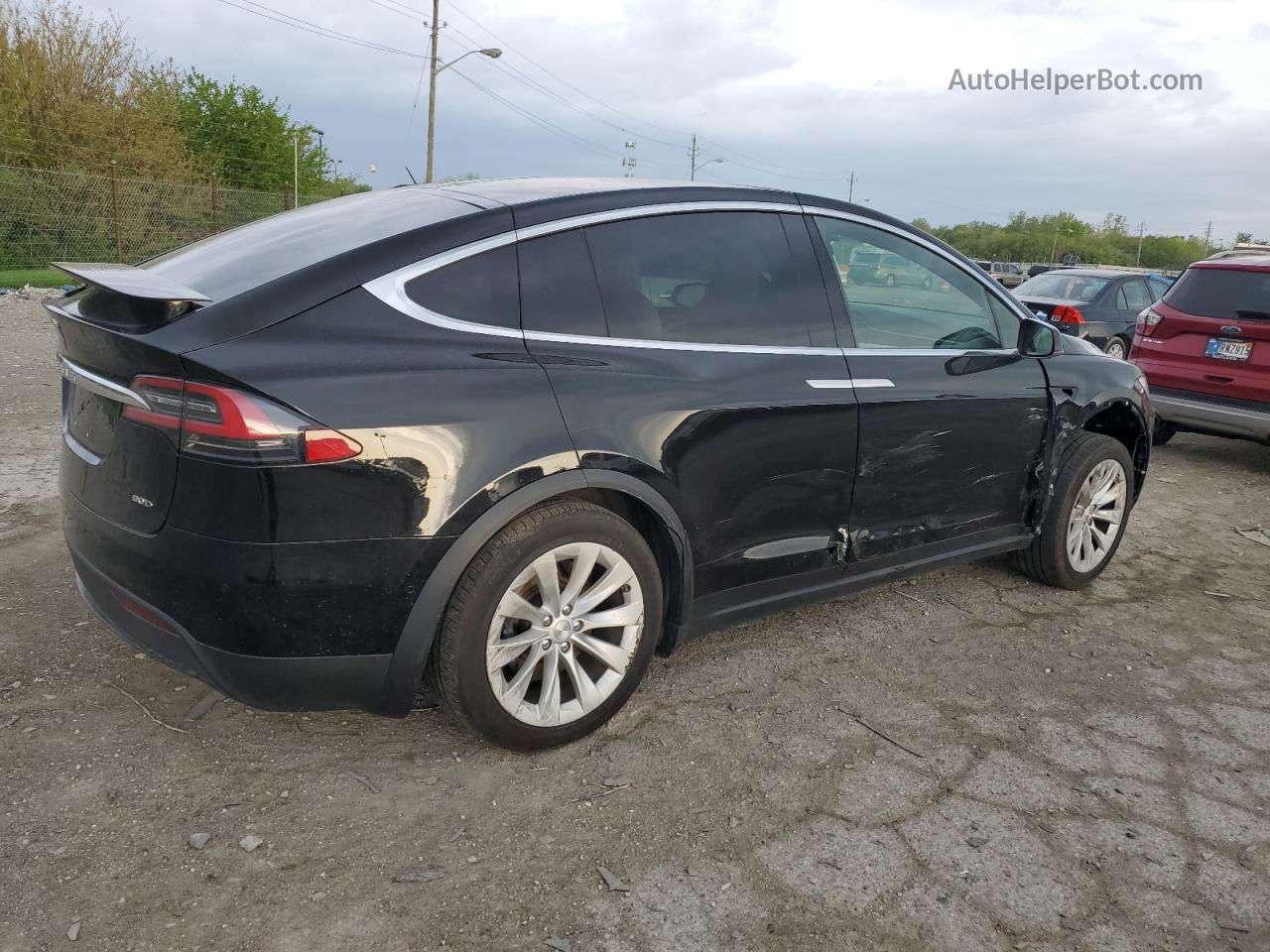 2016 Tesla Model X  Black vin: 5YJXCBE21GF014173