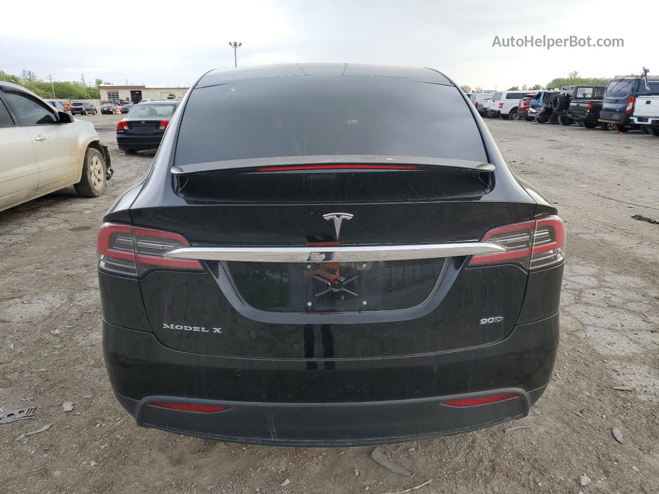 2016 Tesla Model X  Black vin: 5YJXCBE21GF014173