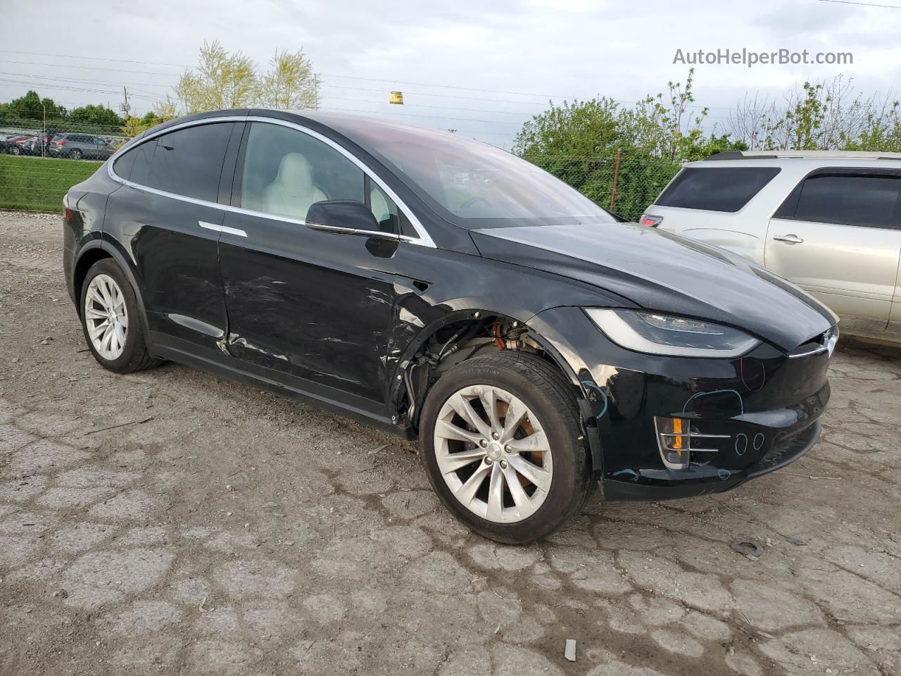 2016 Tesla Model X  Black vin: 5YJXCBE21GF014173