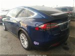 2016 Tesla Model X Dark Blue vin: 5YJXCBE21GF019132