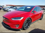 2016 Tesla Model X 60d/70d/75d/90d/p100d Maroon vin: 5YJXCBE21GF027862