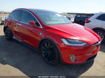 2016 Tesla Model X 60d/70d/75d/90d/p100d Maroon vin: 5YJXCBE21GF027862