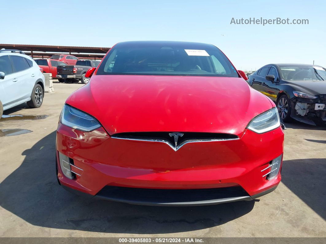 2016 Tesla Model X 60d/70d/75d/90d/p100d Maroon vin: 5YJXCBE21GF027862