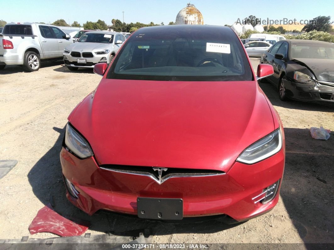 2016 Tesla Model X 70d/90d/75d/60d/p100d Red vin: 5YJXCBE21GF029269