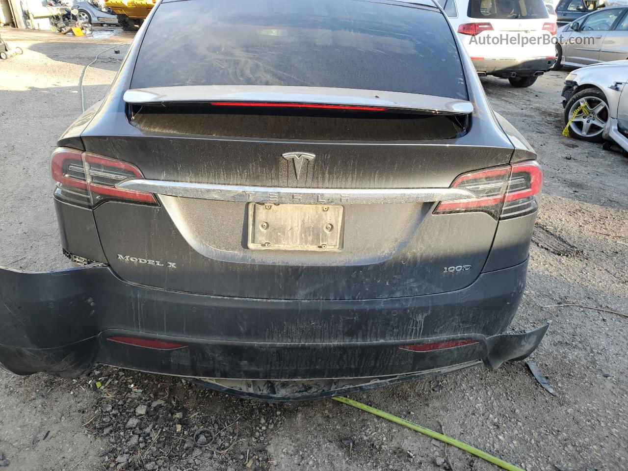 2018 Tesla Model X  Gray vin: 5YJXCBE21JF123479