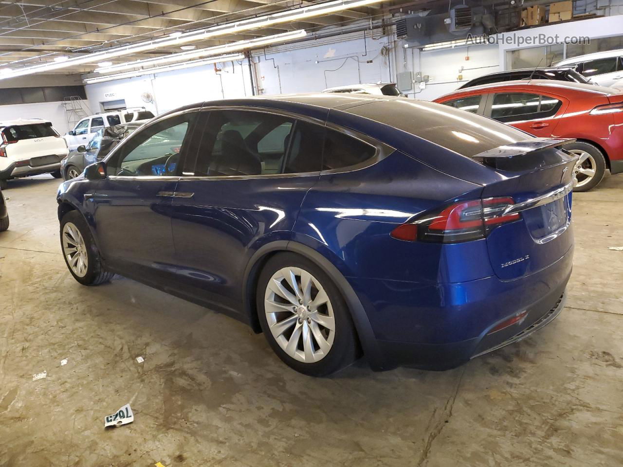 2018 Tesla Model X  Blue vin: 5YJXCBE21JF142646