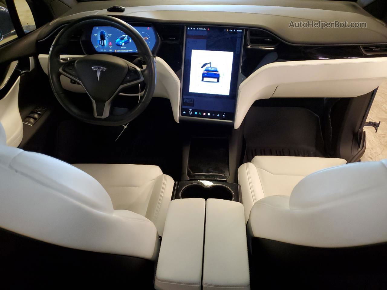 2018 Tesla Model X  Blue vin: 5YJXCBE21JF142646