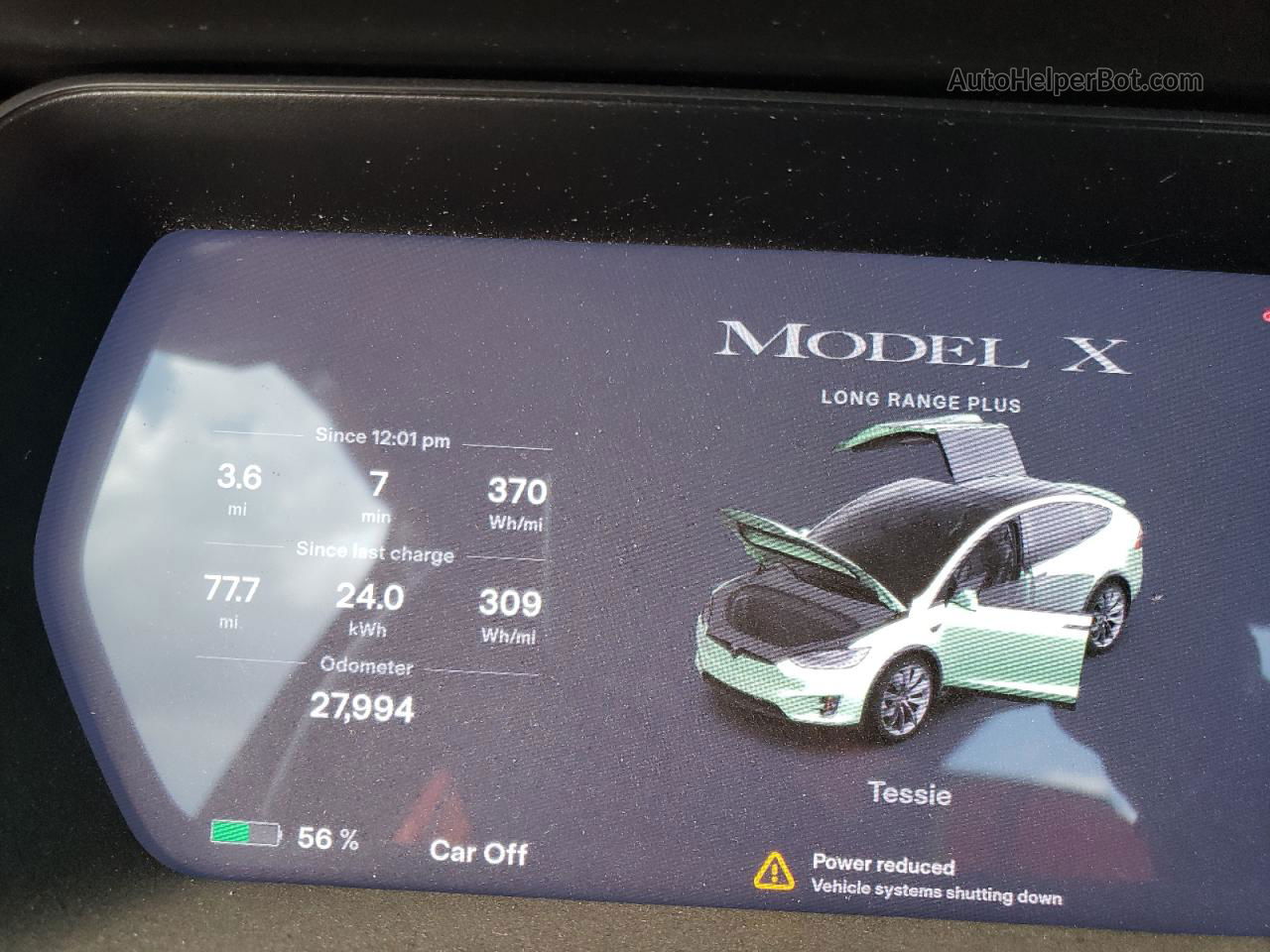 2021 Tesla Model X  Черный vin: 5YJXCBE21MF325100