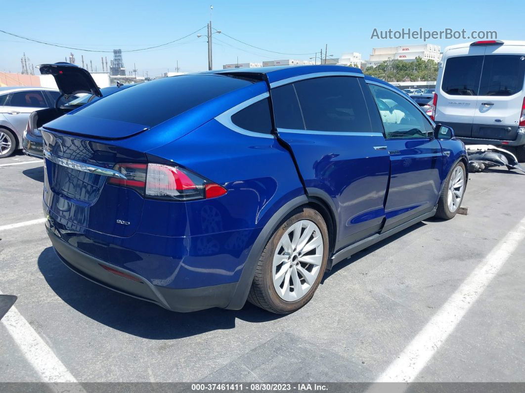 2016 Tesla Model X 70d/90d/75d/60d/p100d Blue vin: 5YJXCBE22GF002663