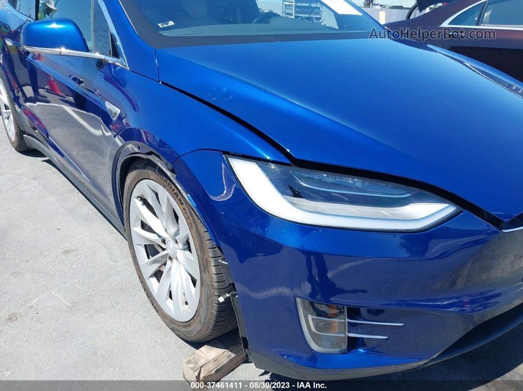 2016 Tesla Model X 70d/90d/75d/60d/p100d Blue vin: 5YJXCBE22GF002663