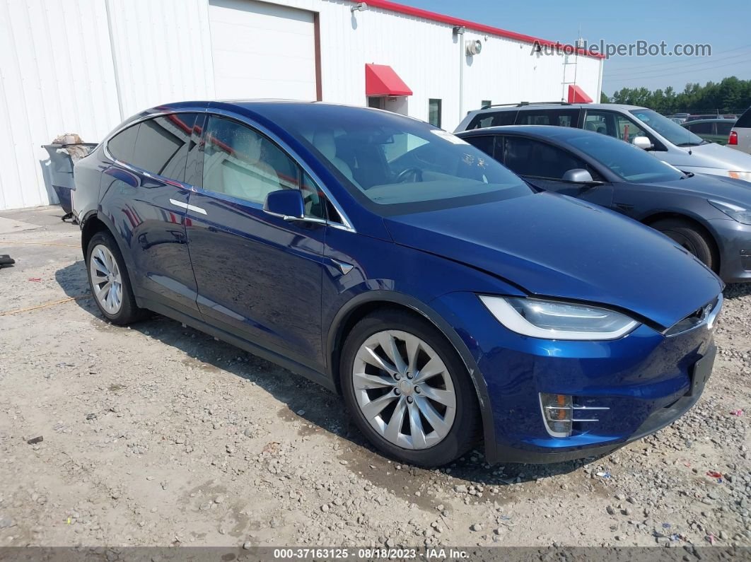 2016 Tesla Model X 70d/90d/75d/60d/p100d Синий vin: 5YJXCBE22GF027904