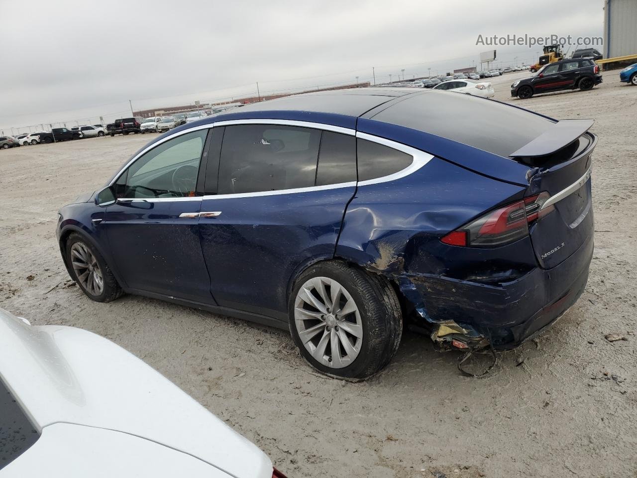 2018 Tesla Model X  Blue vin: 5YJXCBE22JF138296