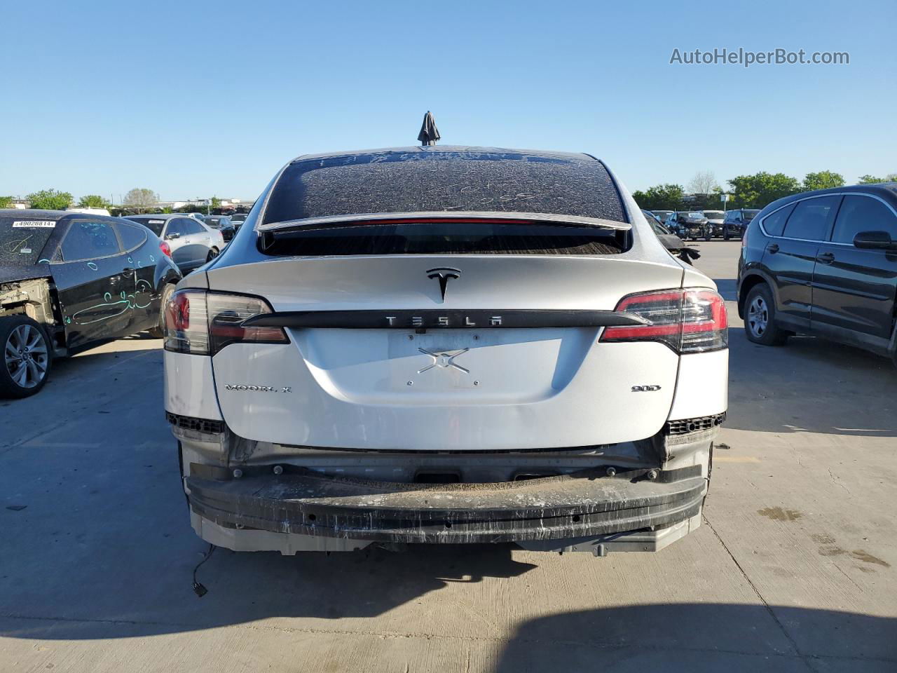 2016 Tesla Model X  Серебряный vin: 5YJXCBE24GF005466