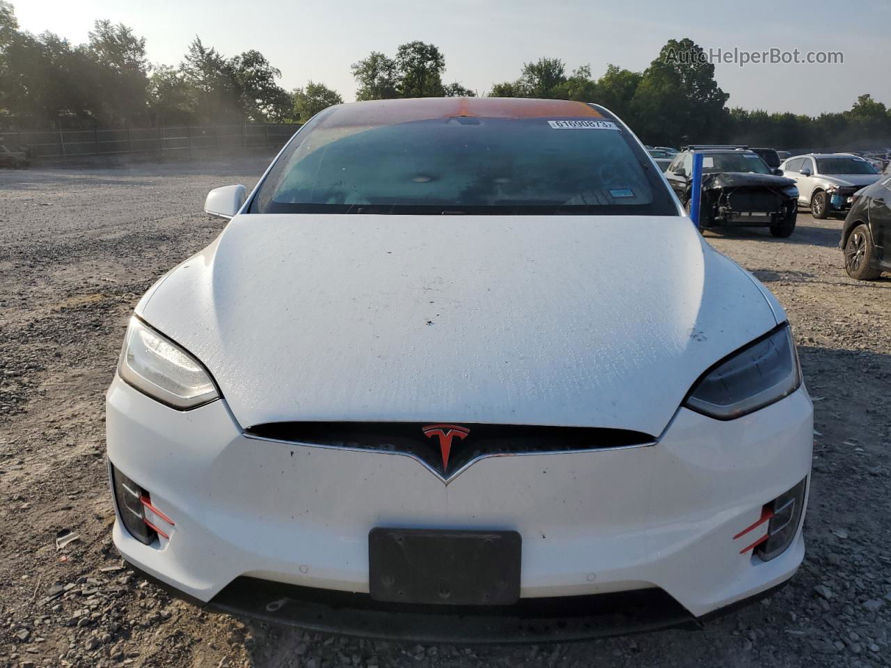 2016 Tesla Model X  Белый vin: 5YJXCBE24GF014653