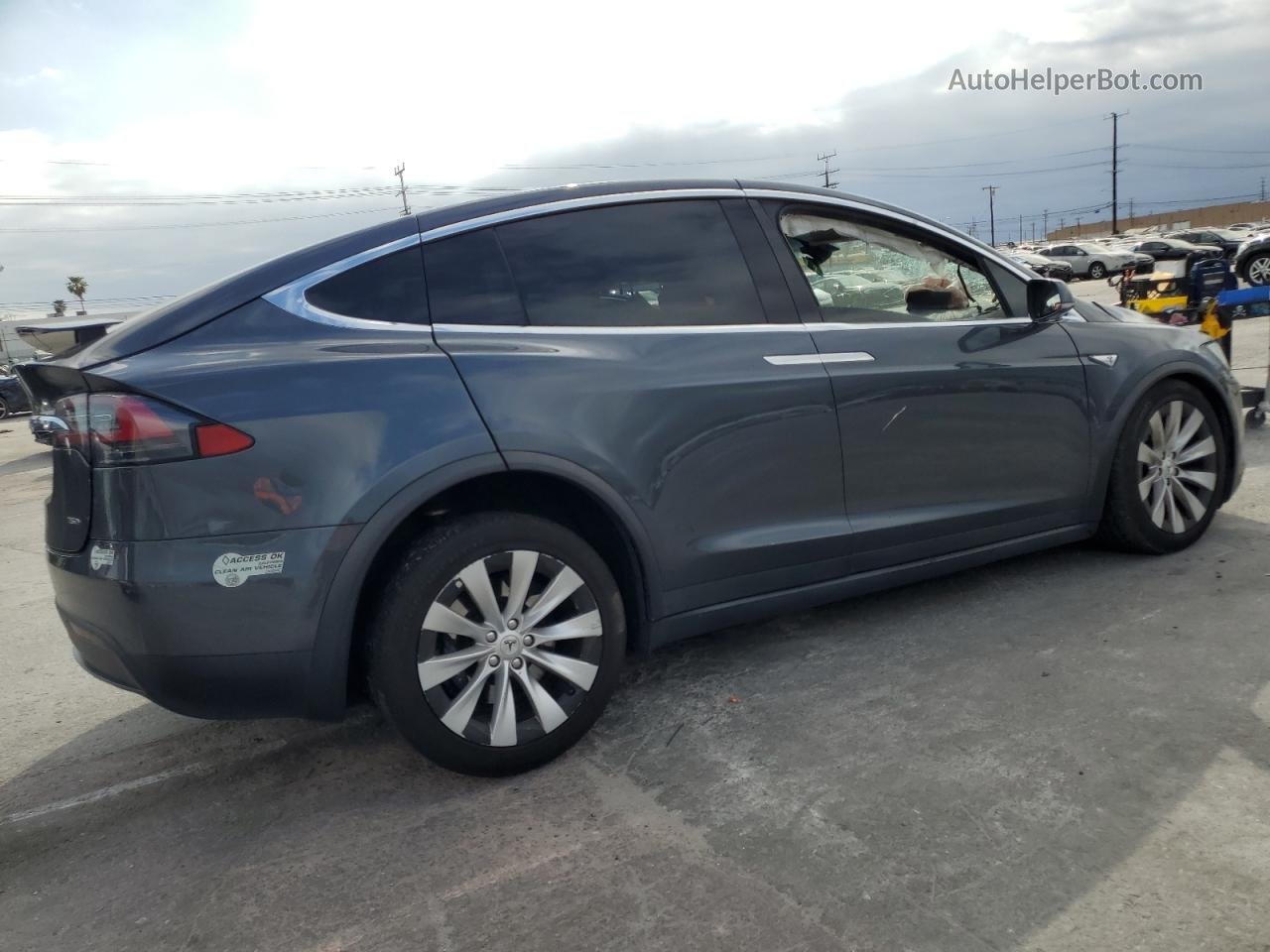 2016 Tesla Model X  Gray vin: 5YJXCBE24GF017682