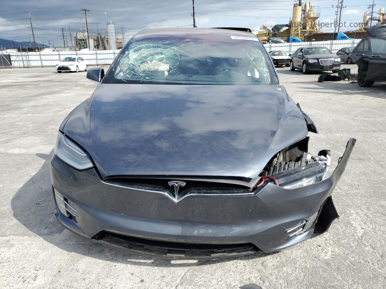 2016 Tesla Model X  Gray vin: 5YJXCBE24GF017682