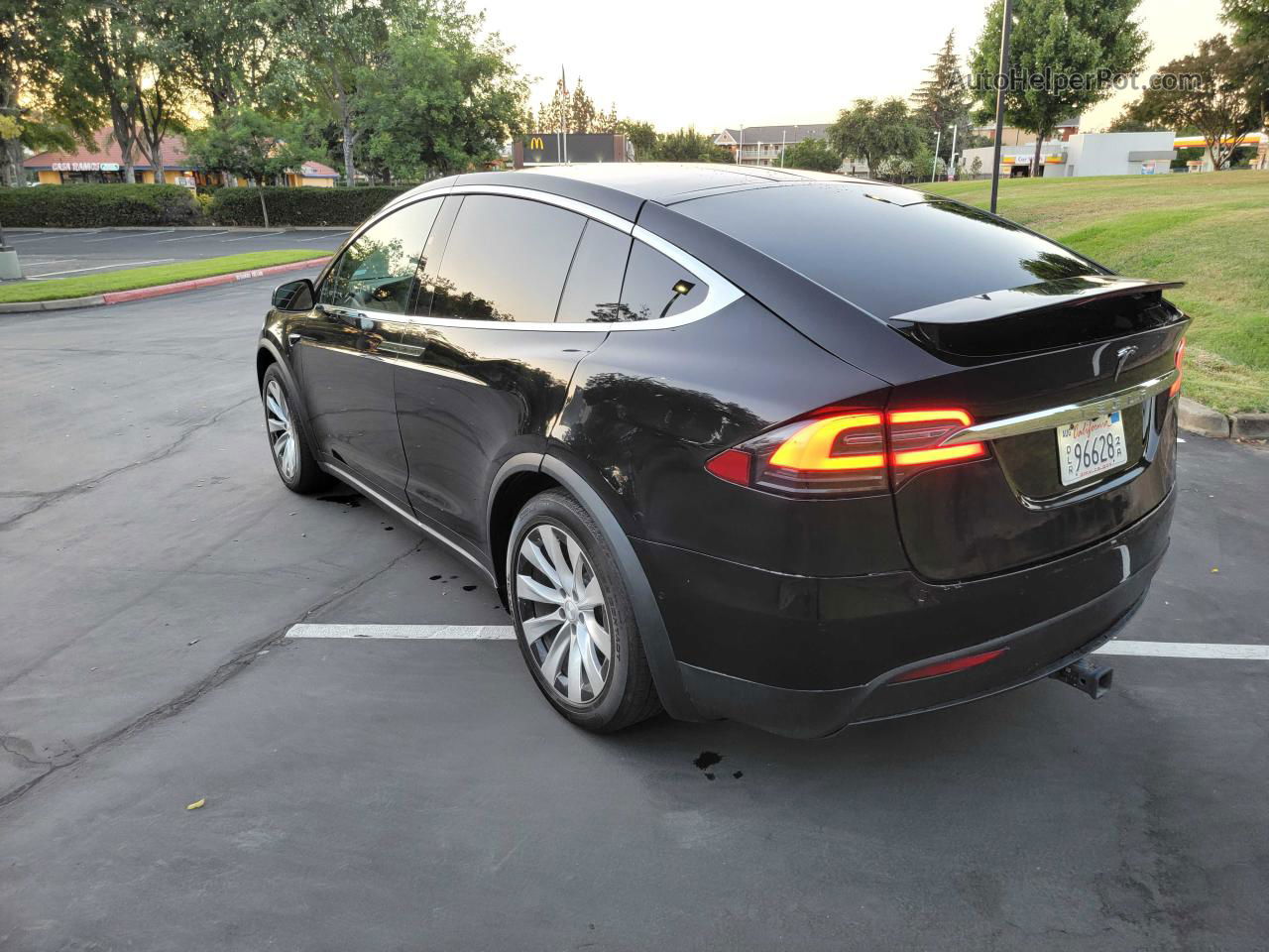 2019 Tesla Model X Black vin: 5YJXCBE24KF160768