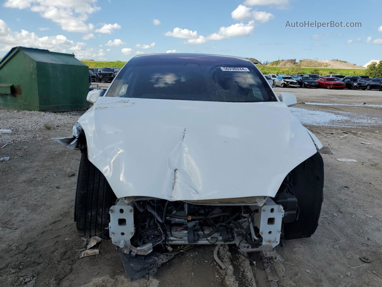 2020 Tesla Model X White vin: 5YJXCBE24LF247233