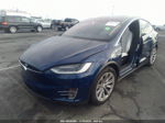 2016 Tesla Model X 60d/70d/75d/90d/p100d Blue vin: 5YJXCBE25GF009204