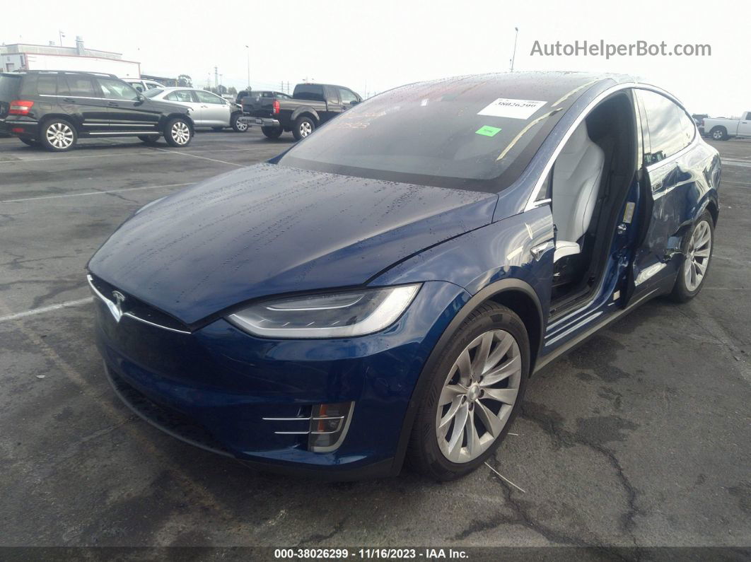 2016 Tesla Model X 60d/70d/75d/90d/p100d Blue vin: 5YJXCBE25GF009204