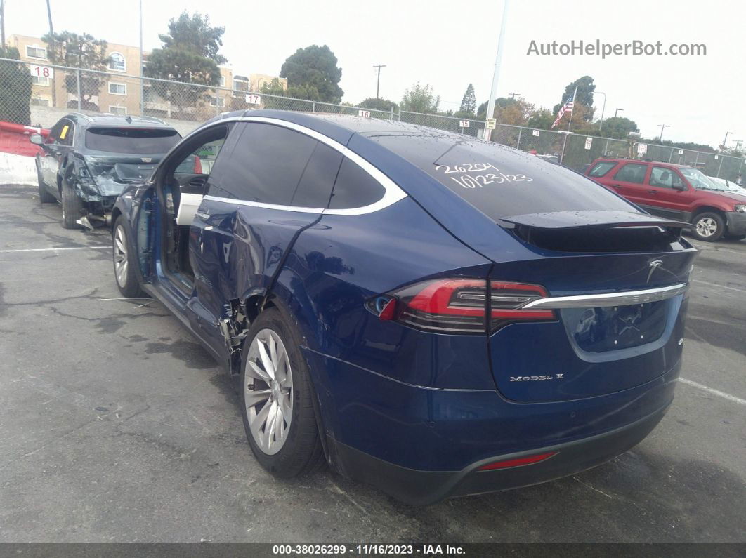 2016 Tesla Model X 60d/70d/75d/90d/p100d Blue vin: 5YJXCBE25GF009204