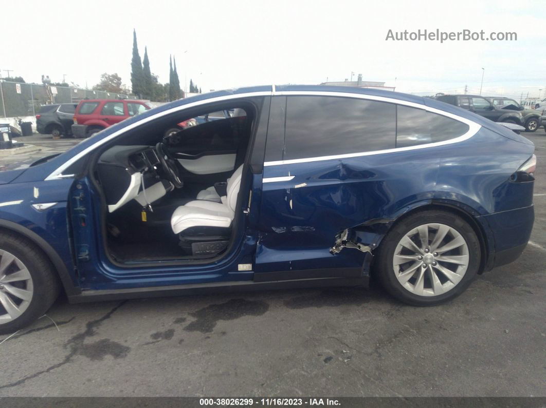 2016 Tesla Model X 60d/70d/75d/90d/p100d Blue vin: 5YJXCBE25GF009204