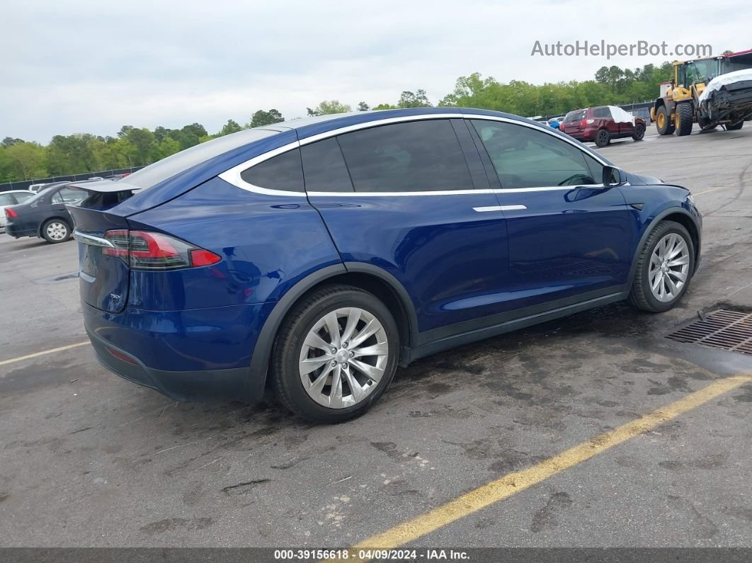 2016 Tesla Model X 60d/70d/75d/90d/p100d Blue vin: 5YJXCBE25GF012278