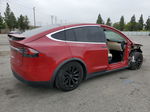 2018 Tesla Model X  Red vin: 5YJXCBE25JF104059