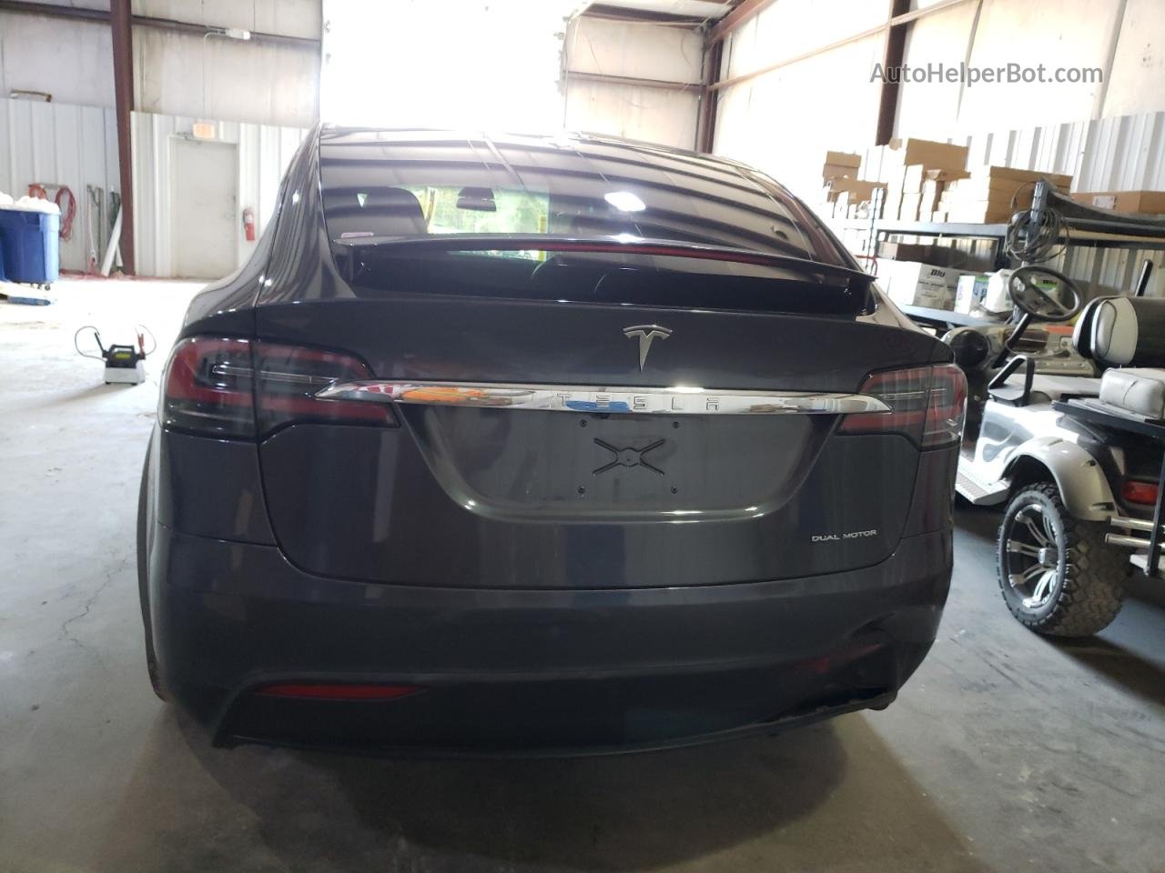 2019 Tesla Model X  Gray vin: 5YJXCBE25KF192970