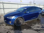 2016 Tesla Model X  Blue vin: 5YJXCBE26GF003380