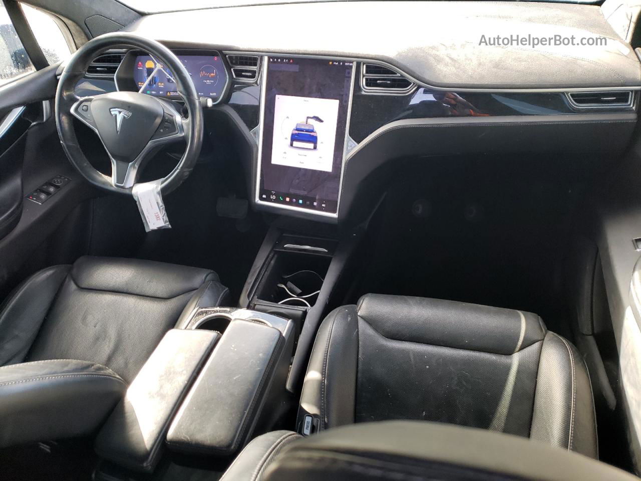 2016 Tesla Model X  Синий vin: 5YJXCBE26GF003380