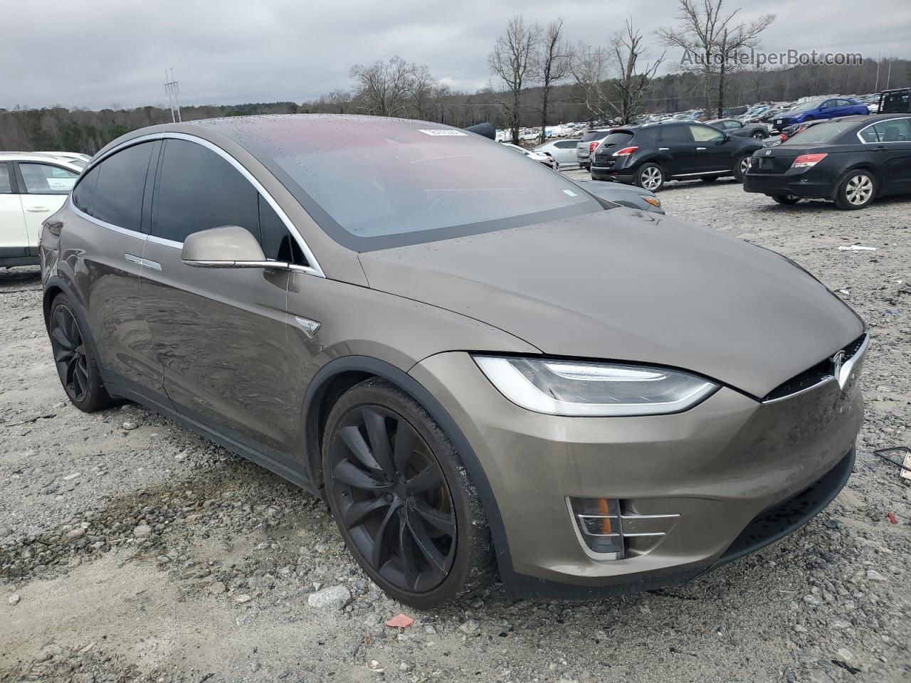 2016 Tesla Model X  Brown vin: 5YJXCBE26GF004769