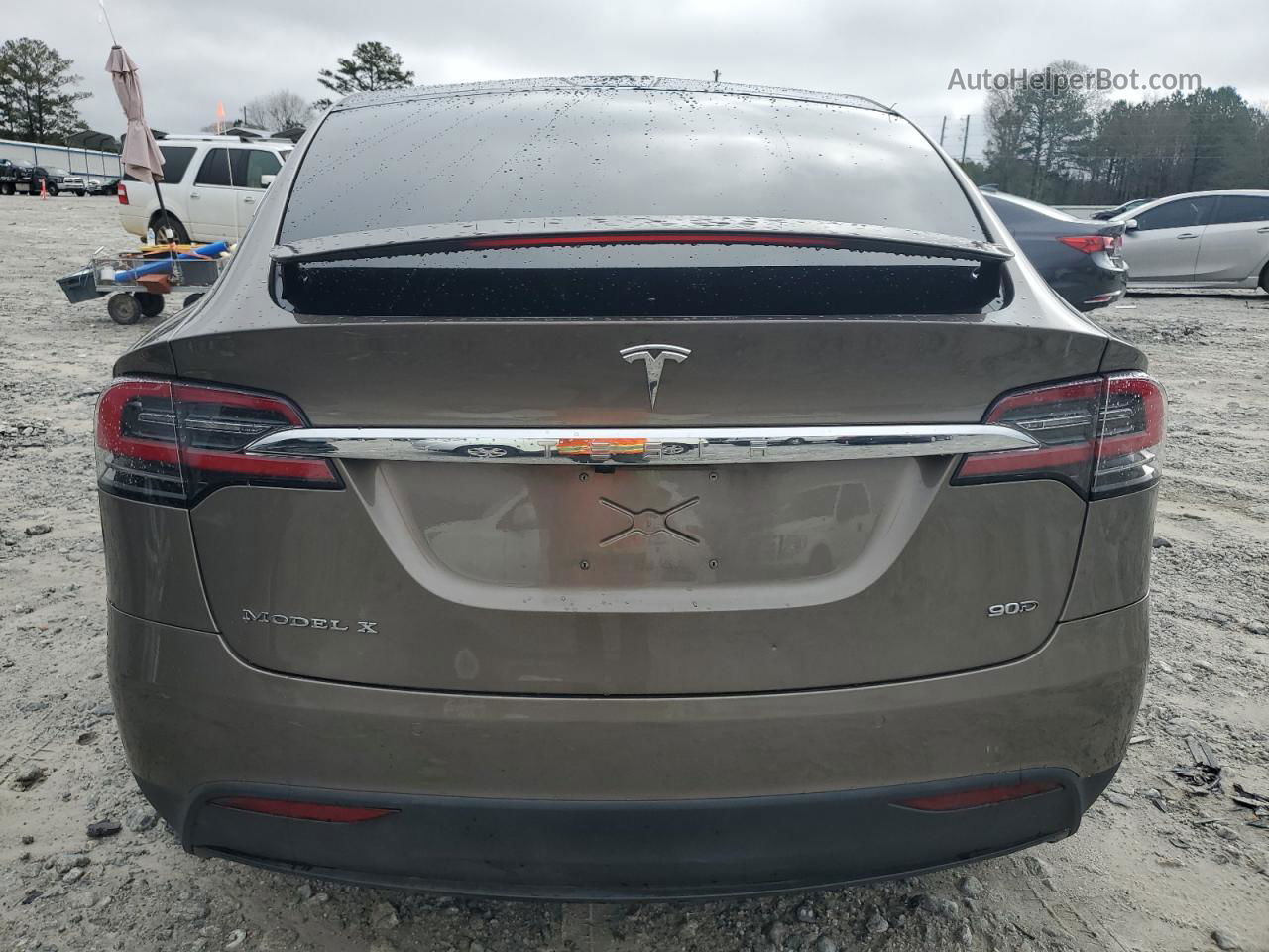 2016 Tesla Model X  Brown vin: 5YJXCBE26GF004769