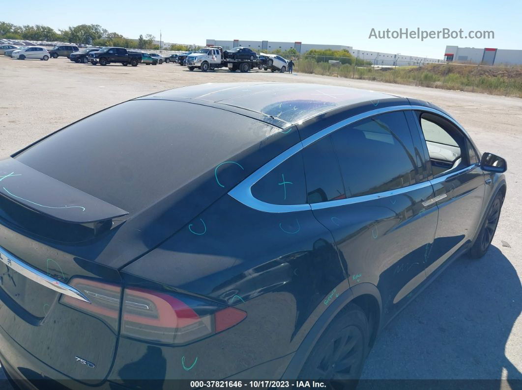 2016 Tesla Model X 60d/70d/75d/90d/p100d Black vin: 5YJXCBE26GF027212