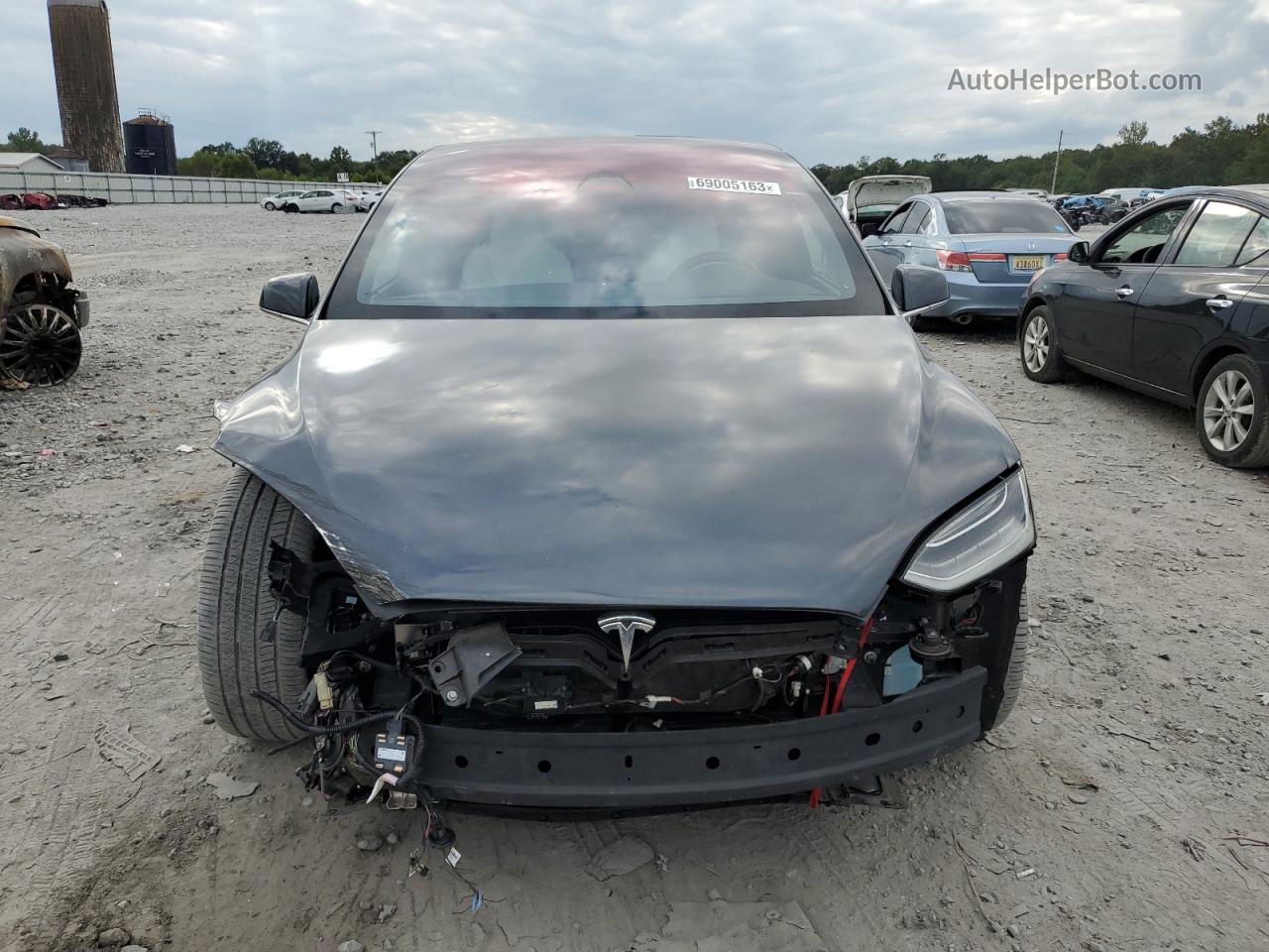 2016 Tesla Model X  Gray vin: 5YJXCBE26GF028246