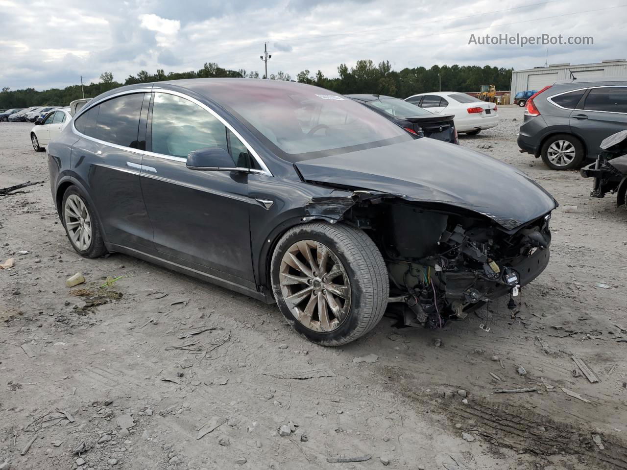 2016 Tesla Model X  Gray vin: 5YJXCBE26GF028246