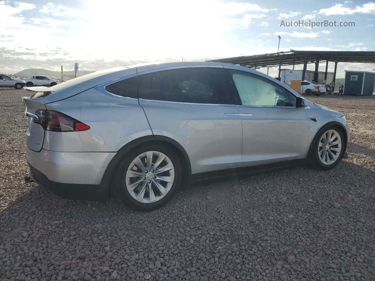 2016 Tesla Model X  Silver vin: 5YJXCBE26GF031079