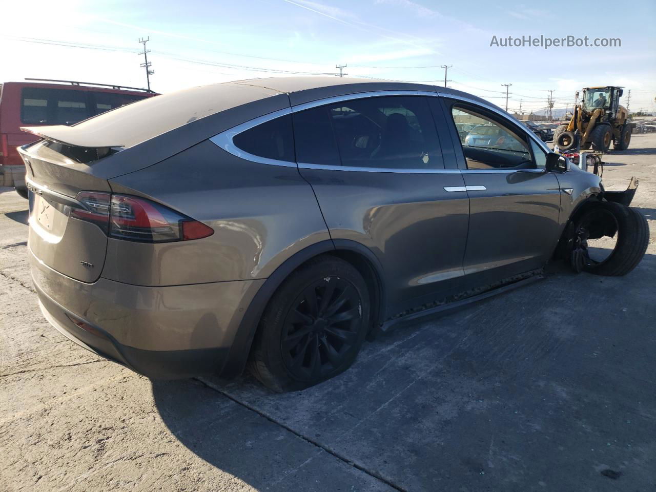 2016 Tesla Model X  Brown vin: 5YJXCBE27GF004277