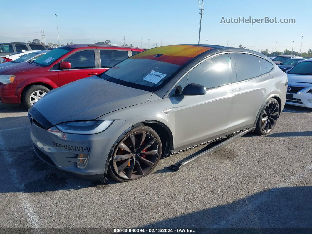 2016 Tesla Model X 60d/70d/75d/90d/p100d Серый vin: 5YJXCBE27GF012234