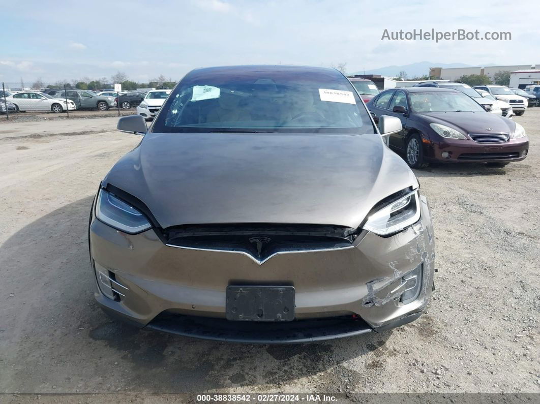 2016 Tesla Model X 60d/70d/75d/90d/p100d Brown vin: 5YJXCBE27GF024237