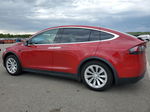 2020 Tesla Model X  Red vin: 5YJXCBE27LF218065