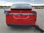 2020 Tesla Model X  Red vin: 5YJXCBE27LF218065