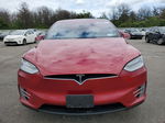 2020 Tesla Model X  Red vin: 5YJXCBE27LF218065