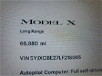 2020 Tesla Model X  Red vin: 5YJXCBE27LF218065