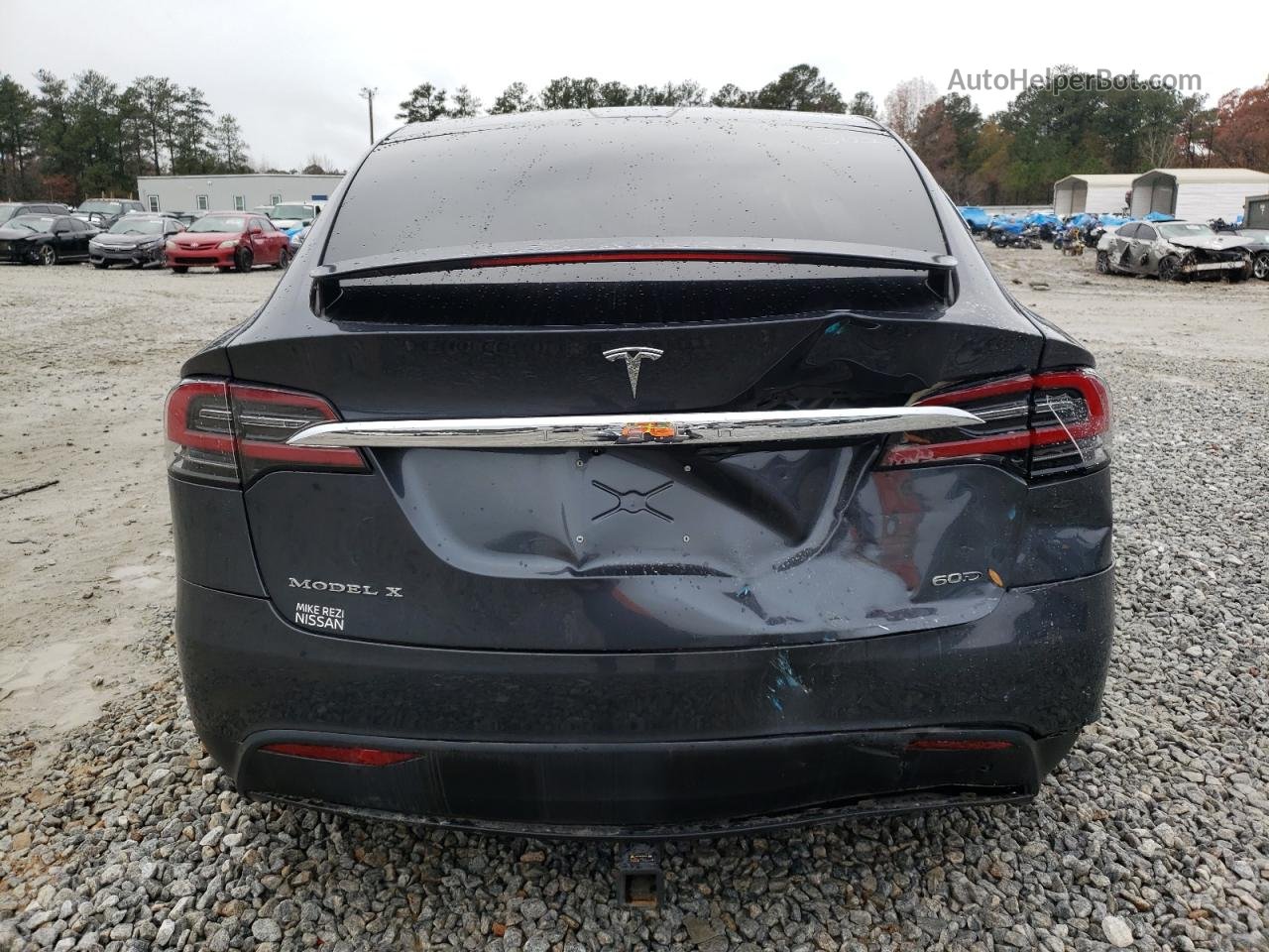 2016 Tesla Model X  Gray vin: 5YJXCBE28GF020262