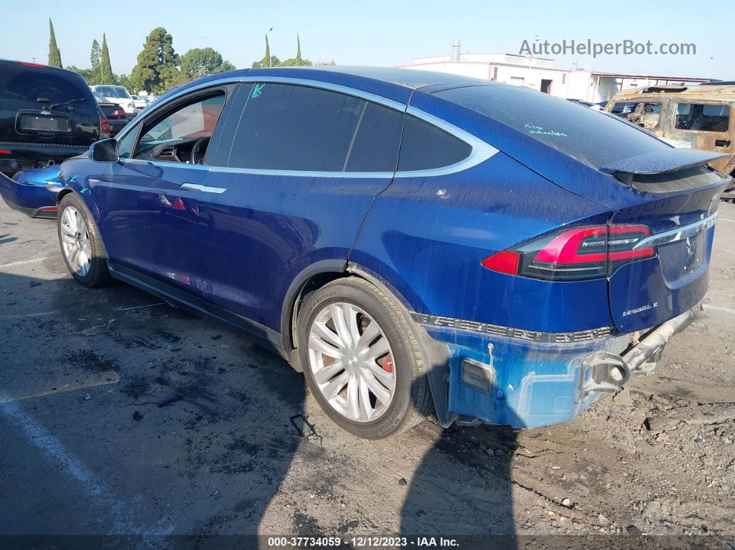 2016 Tesla Model X 70d/90d/75d/60d/p100d Dark Blue vin: 5YJXCBE29GF015927