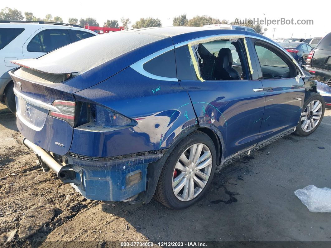 2016 Tesla Model X 70d/90d/75d/60d/p100d Dark Blue vin: 5YJXCBE29GF015927