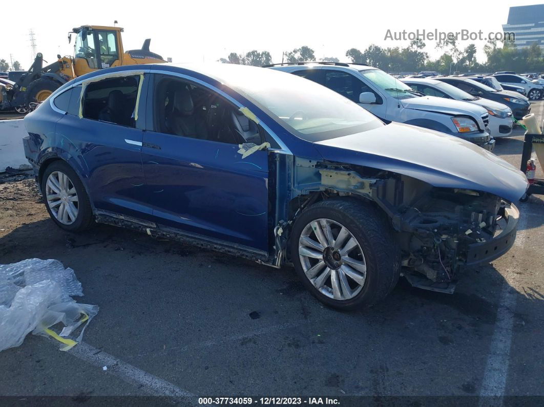 2016 Tesla Model X 70d/90d/75d/60d/p100d Dark Blue vin: 5YJXCBE29GF015927